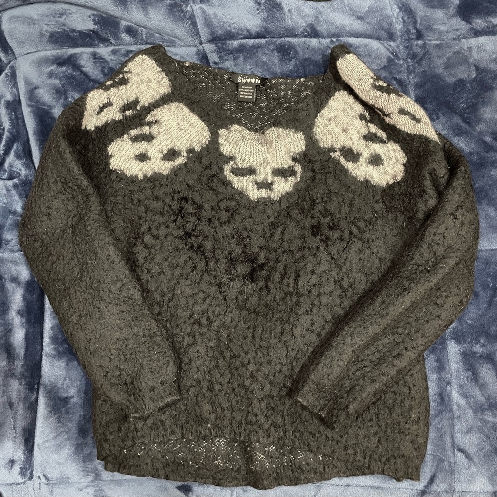 swoon skull sweater